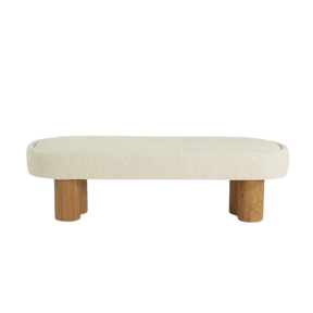 Baleka Boucle End of Bed Bench Seat